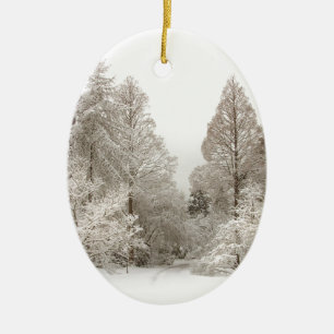 Winter Trees Ornament Personalized Winter Decor