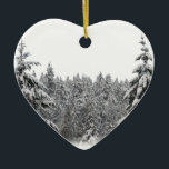 Winter Trees Ornament Personalized Winter Decor<br><div class="desc">Winter Wonderland Ornaments Personalized Holiday Snow Covered Trees Classic Winter Decorations Beautiful Peace Joy Custom Christmas Gifts Hanukkah Neutral Holiday Decorations Your Name Here Keepsakes & Winter Wonderland Gifts for Friend Family Men Women Kids Home & Office Customizable Winter Ornaments Stylish Nondenominational Holiday Decorations Personalized Holiday Greetings Christmas / Hanukkah...</div>