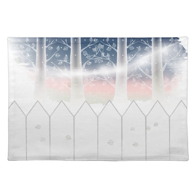 Winter Trees Placemat (Front)