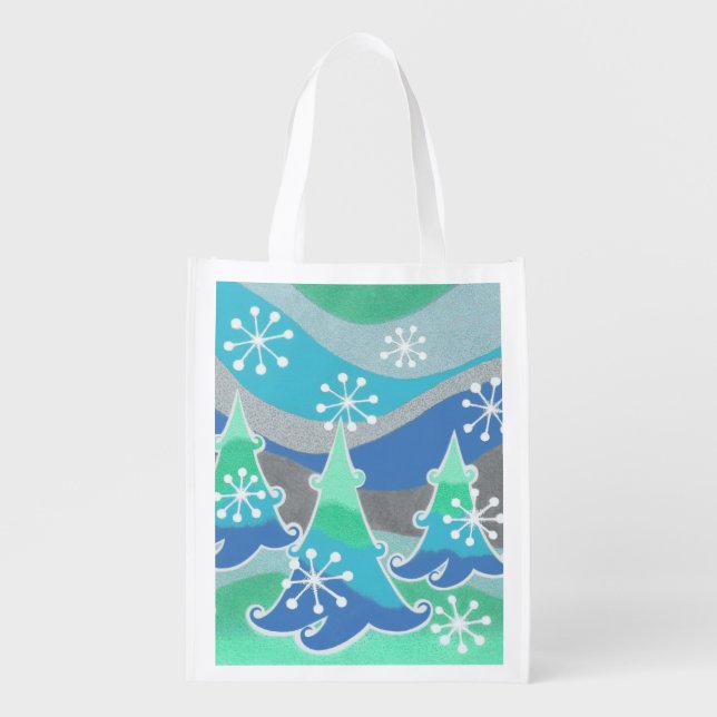 Winter Trees reusable bag (Front)