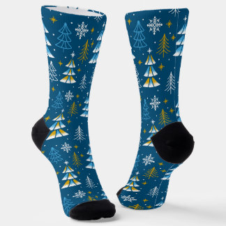 Winter Trees Socks