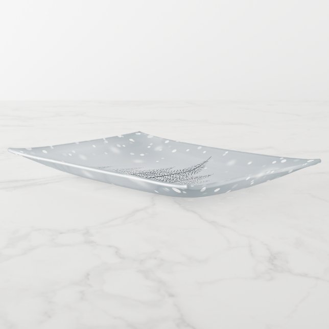 Winter Trees Trinket Tray (Angled)