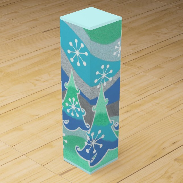 Winter Trees wine box (Front)