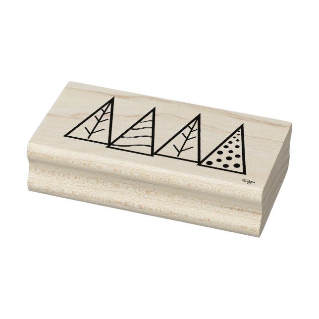 Winter Trees Wood Art Stamp (Stamp)