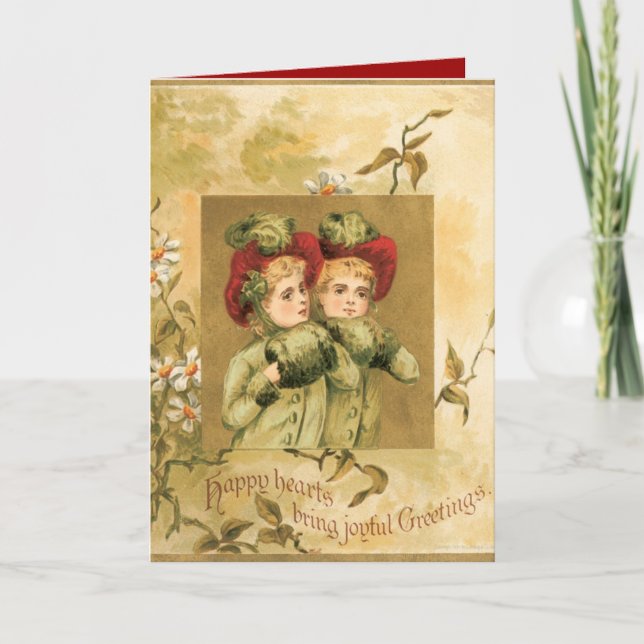 Winter Twins Christmas Card (Front)