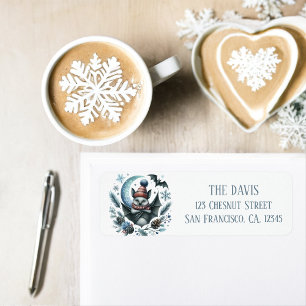 Winter Vibes Bat - Return address  Label