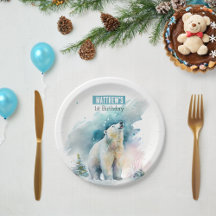 Winter vibes Bear -  Birthday Party -