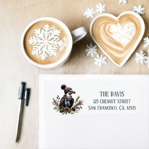 Winter Vibes California Condor - Return address  Label