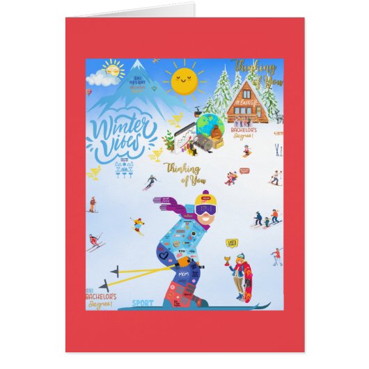 Winter Vibes Cards (Front)