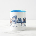 Winter Vibes Friendly Snowman Mug<br><div class="desc">A cute design for Winter time!</div>