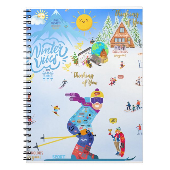 Winter Vibes Notebook (Front)