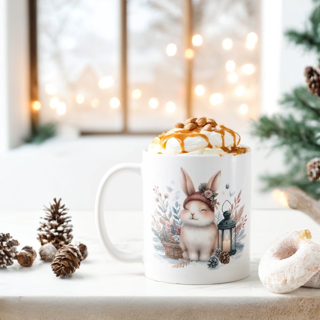 Winter Vibes Rabbit -  Coffee Mug (Creator Uploaded)