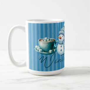 Winter vibes snowman boots seasonal Coffee Mug