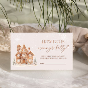 Winter Village How Big Is Mommy's Belly Enclosure Card