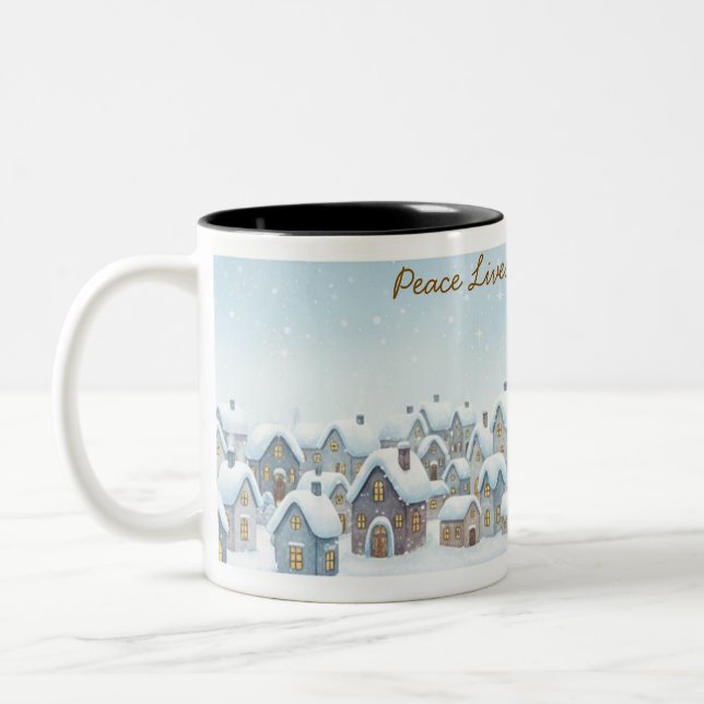 Winter Village Mug (Left)