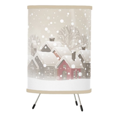 Winter Village Tripod Lamp