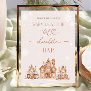 Winter Village Warm up at the Hot Chocolate Bar Poster