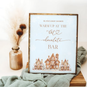 Winter Village Warm up at the Hot Chocolate Bar Poster
