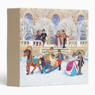 Winter walk 3 ring binder