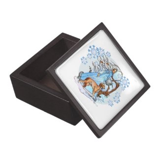 Winter Walk Keepsake Box