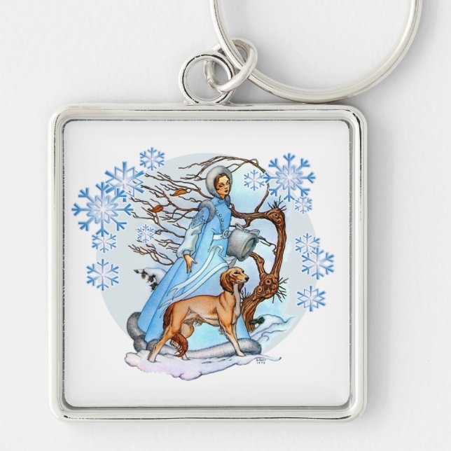 Winter Walk Keychain (Front)