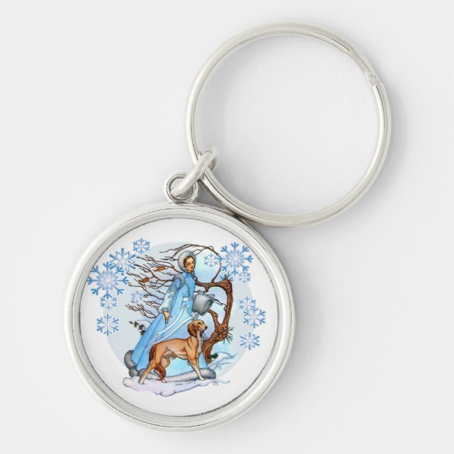 Winter Walk Keychain (Front)