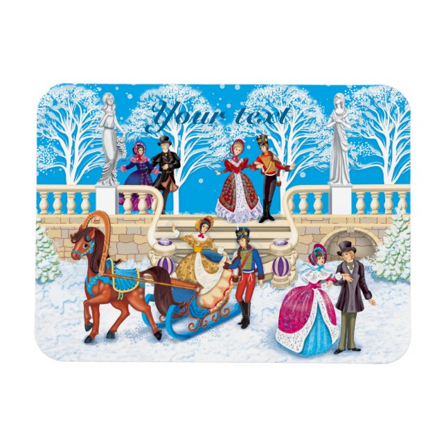 Winter walk magnet (Horizontal)