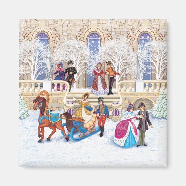 Winter walk magnet (Front)