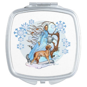 Winter Walk Makeup Mirror