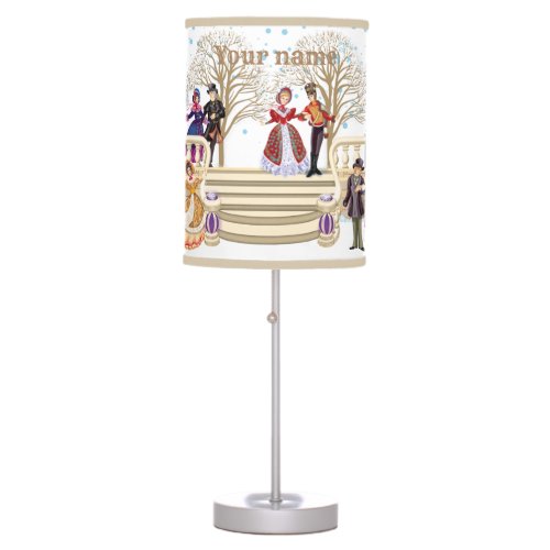 Winter walk  Table Lamp