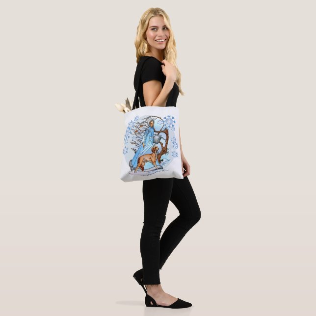 Winter Walk Tote Bag (On Model)