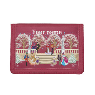  Winter walk  Trifold Wallet