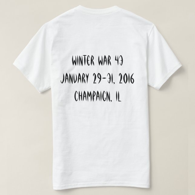 Winter War 43 Shirt (Design Back)