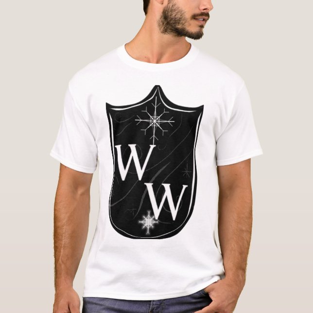 Winter War Snowflake & Shield T-Shirt (Front)