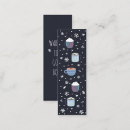 Winter Warm Up Mini Bookmark  Calling Card
