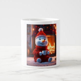 Winter Warmth – Cozy Mug Design with Snowflakes