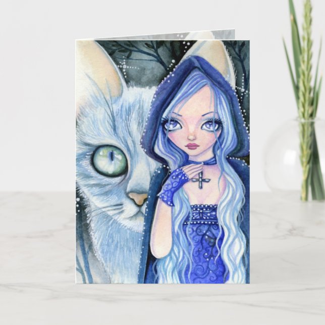 Winter  Watcher - blank card (Front)