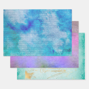 Winter Water Color Wrapping Paper