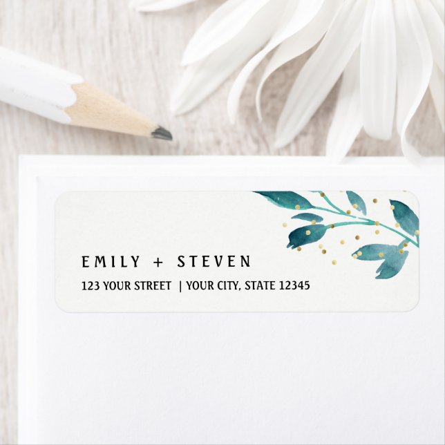 winter watercolor greenery decor label (Insitu)