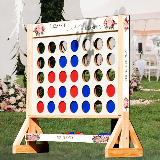 Winter Watercolor Personalized Wedding Fast Four (Creator Uploaded)