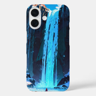 Winter Waterfall Tranquility iPhone 16 Case