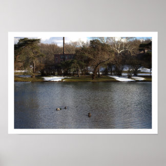 Winter Waterscape Poster