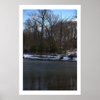 Winter Waterscape Poster