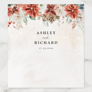 Winter Wedding Envelope Liner