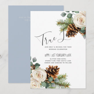 Winter Wedding Eucalyptus Greenery White Roses