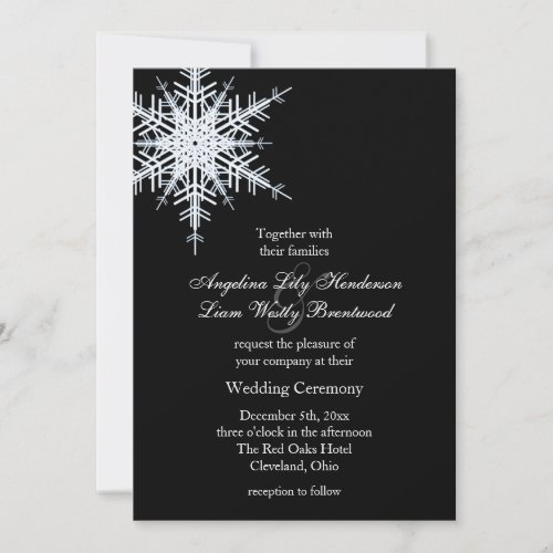Winter Wedding Invitation