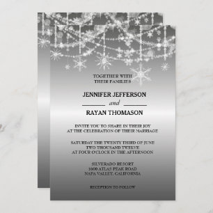 Winter wedding Invitation