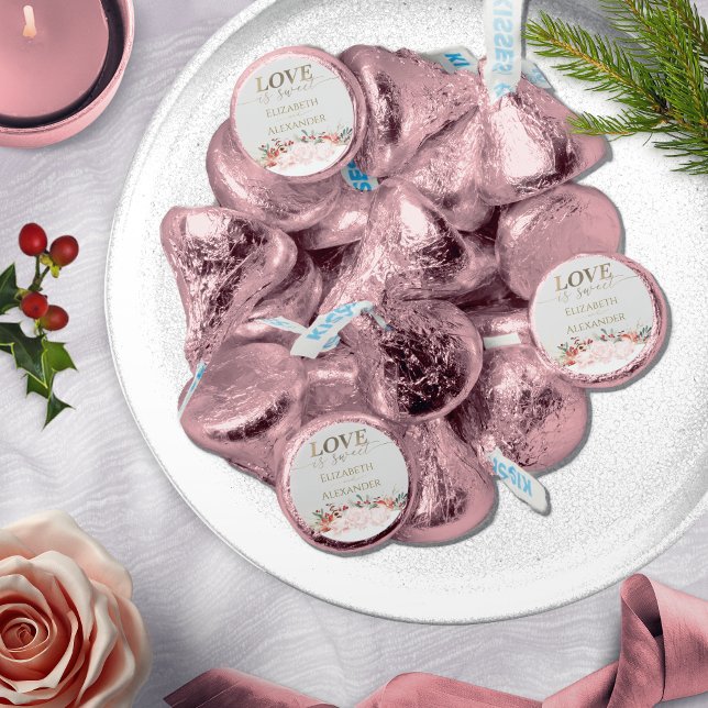  Winter Wedding Love is sweet Hershey®'s Kisses® (Creator Uploaded)