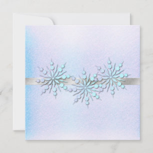 Winter Wedding Rehearsal Dinner Invitation