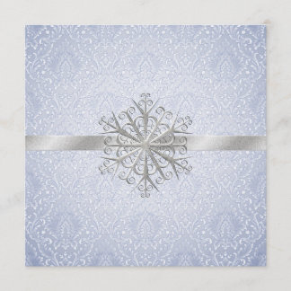 Winter Wedding Rehearsal Dinner Invitation